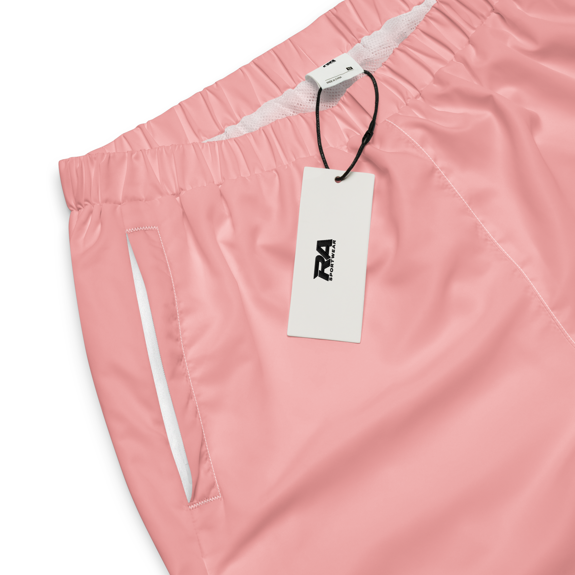Pantalón deportivo R.A para mujer color rosa pastel