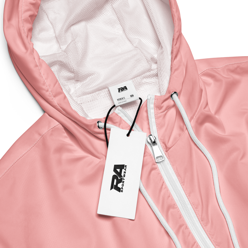 Cortavientos de mujer R.A. rosa pastel